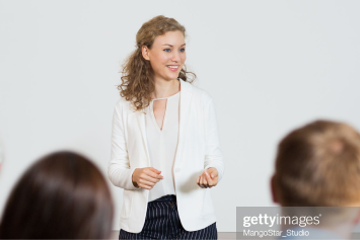 Woman Presenting